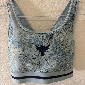 LG Blue  Under Amour Sports Bra Moisture-Wicking Performance